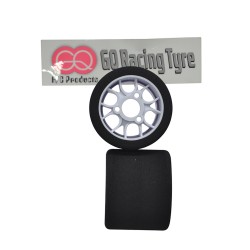 Rear Shore 45 C2 (1mm offset) White Wheel