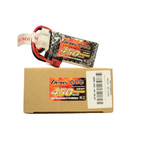 GENS ACE LIPO 450MAH 7.4V 25C