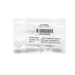 16MM TAPERED 6 HOLE PISTONS 16MM TAPERED 6 HOLE PISTONS