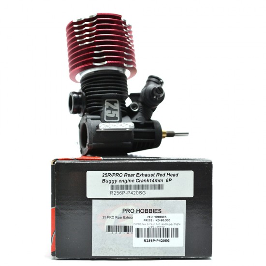 25 PRO Rear Exhaust Red Head Buggy Engine Crank 14mm 6P