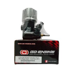 21Pro Rear Exh Turbo Silver head Eng Crank 14mm 5P 21Pro Rear Exh Turbo Silver head Eng Crank 14mm 5P