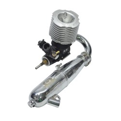 21 Pro Rear Exha Turbo silver Eng Crank 14mm 5P+EFRA Pipe 2047