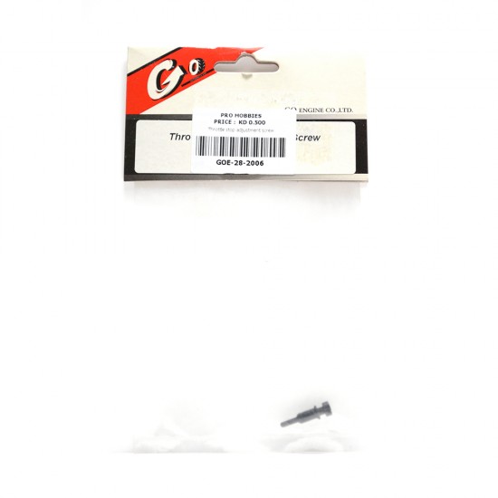 Throttle stop adjustment screw