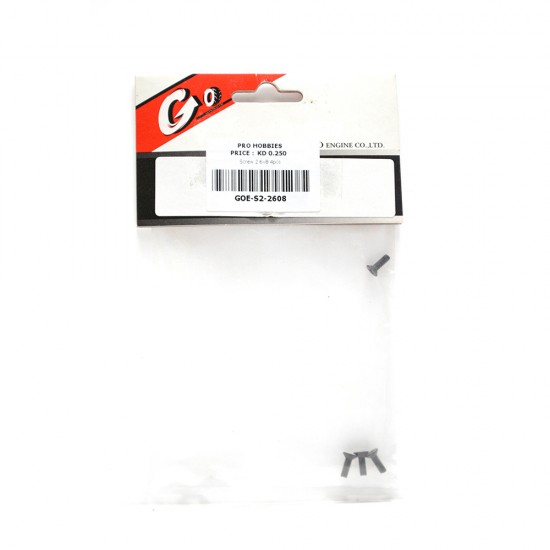Screw 2.6x8 4pcs