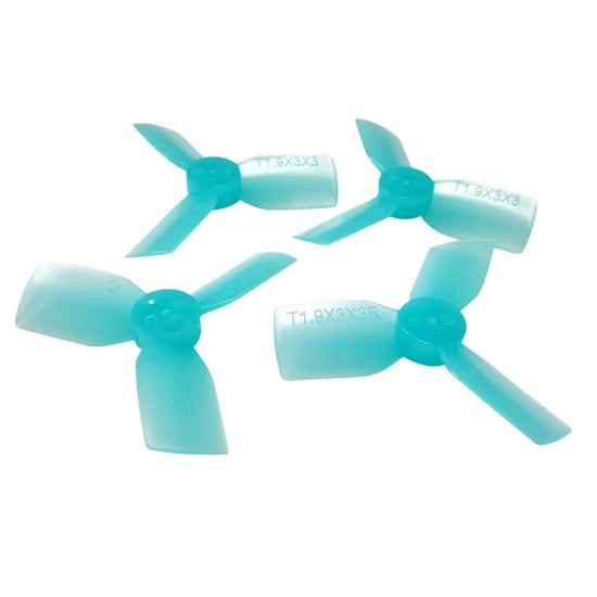 HQ Durable Prop T1.9X3X3 Light Blue (2CW+2CCW)-Poly Carbonate