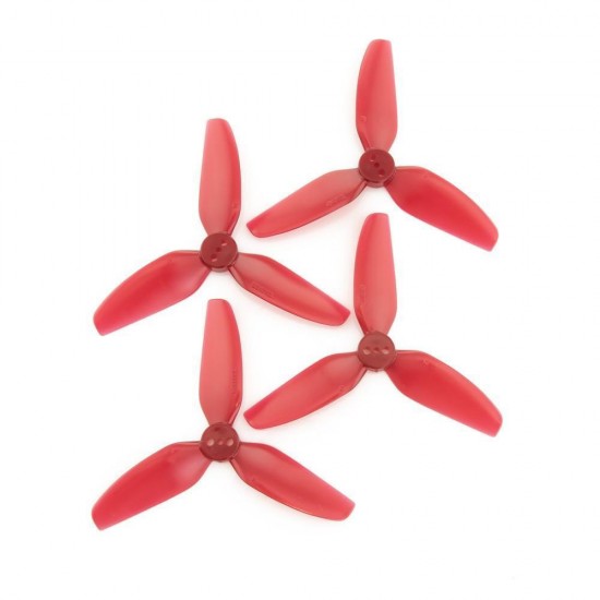 HQ Durable Prop T3X3X3 Light Red (2CW+2CCW)-Poly Carbonate