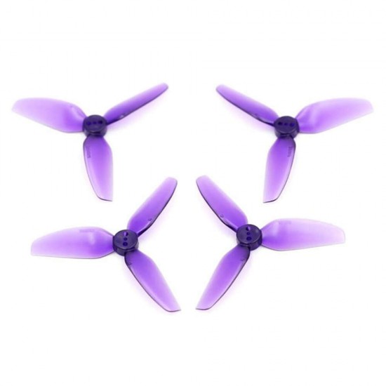 HQ Durable Prop T3X3X3 Light Purple  (2CW+2CCW)-Poly Carbonate