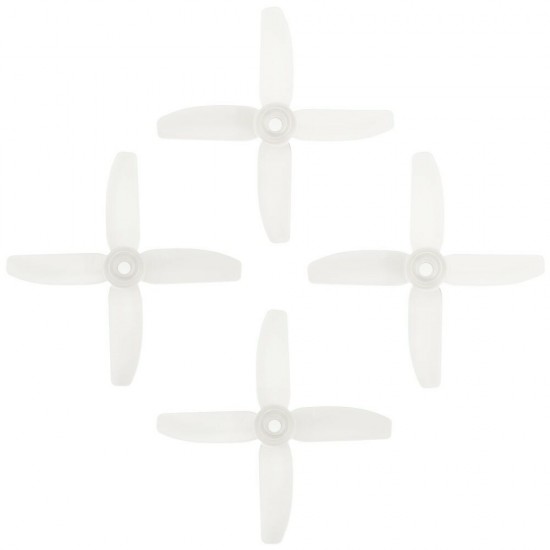 HQ Durable Prop  3X3X4 Clear (2CW+2CCW)-Poly Carbonate