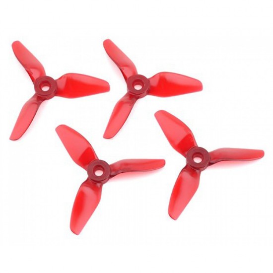 HQ Durable Prop  3X4X3V1S light red (2CW+2CCW)-Poly Carbonate