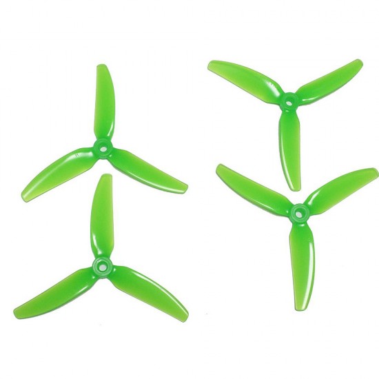 HQ Durable Prop  S5X4X3 Light Green (2CW+2CCW)--Poly Carbonate