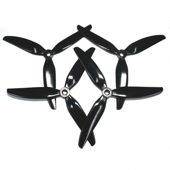 HQ Durable Prop  6X3X3V1S  Black(2CW+2CCW)-Poly Carbonate