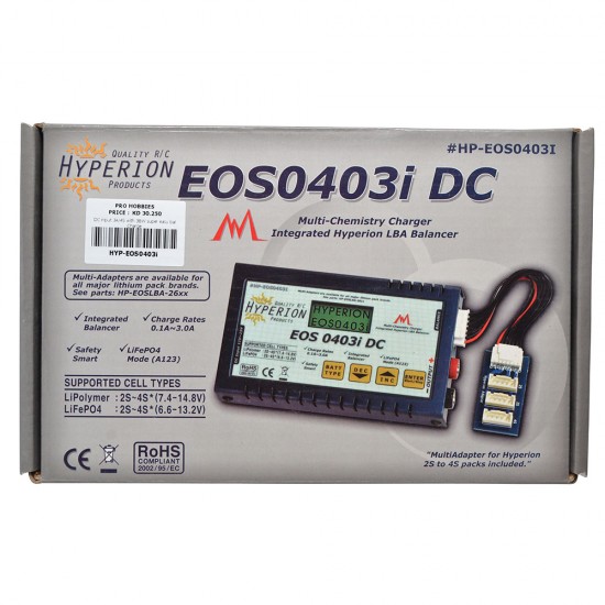 DC input 3A/4S with 38W super easy bal Charge