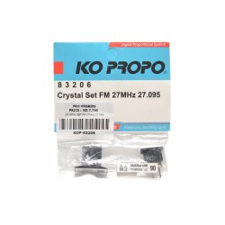 CRYSTAL SET FM 27MHZ 27.095