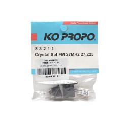 CRYSTAL SET FM 27MHZ 27.225