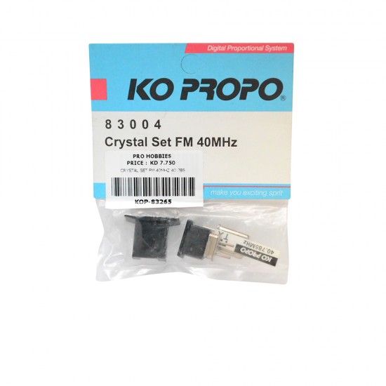 CRYSTAL SET FM 40MHZ 40.785