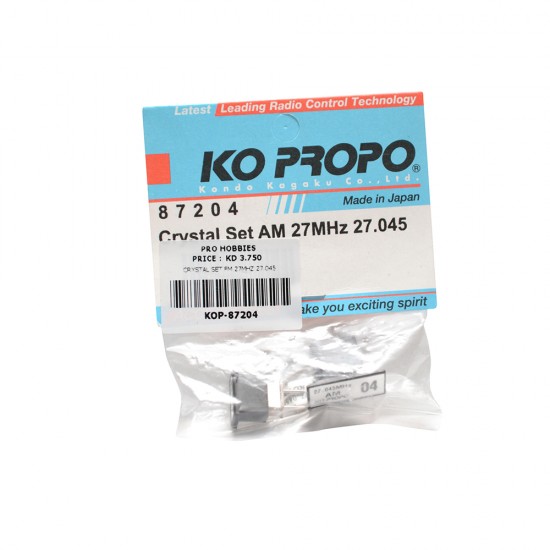 CRYSTAL SET FM 27MHZ 27.045