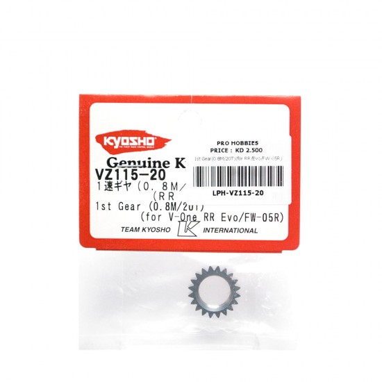 1st Gear(0.8M/20T)(for RR/Evo/FW-05R)