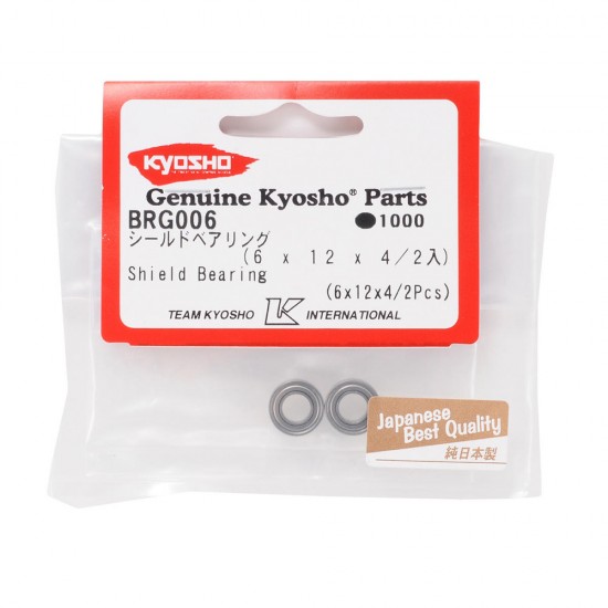 Shield Bearing(6x12x4)2Pcs