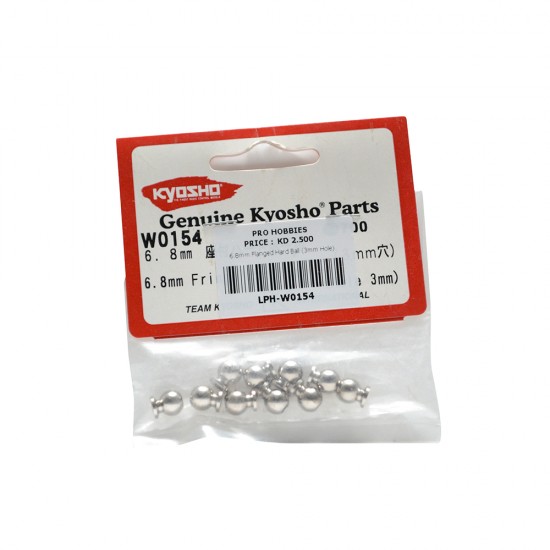 6.8mm Flanged Hard Ball (3mm Hole)