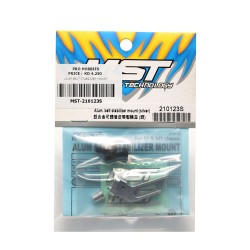 Alum. belt stabilizer mount (silver)