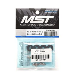 ALUM HEX WHEEL HUBS 4MM