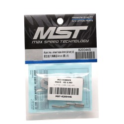 ALUM HEX WHEEL HUBS 4MM