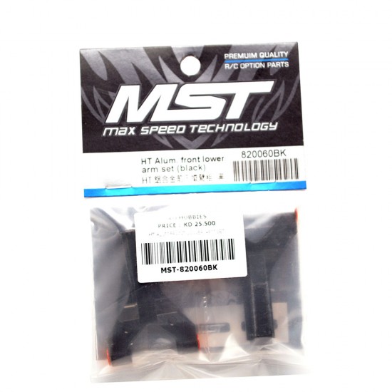HT Alum. front lower arm set (black)