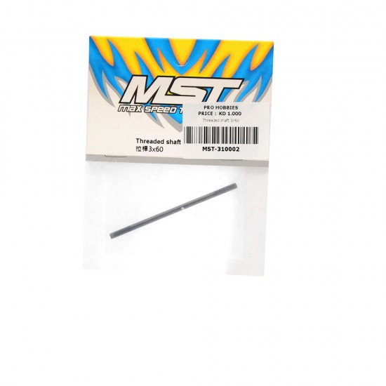Threaded shaft 3X60