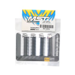 Coil spring 45mm (soft)(red)(4)