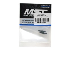 Alum. reinforced turnbuckle 3X16 (2) (black) (2)