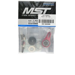 Alum. 8-adjusting servo saver (red)