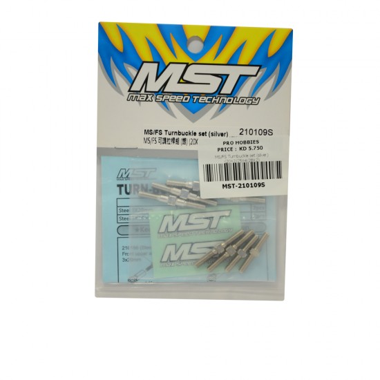 MS/FS Turnbuckle set (silver) (20X2/25X4/28X2)