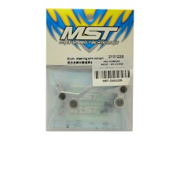 Alum. steering arm set (silver)