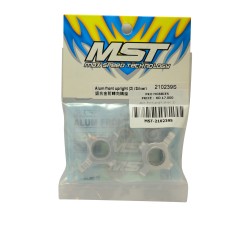 Alum. front upright (silver) (2)