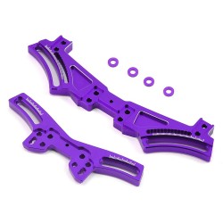 FXX Alum. quick adj. damper stay (purple) FXX Alum. quick adj. damper stay (purple)