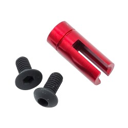 Alum. antenna pipe mount (red)