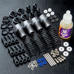 TR56 Alum. damper set (silver) (4)