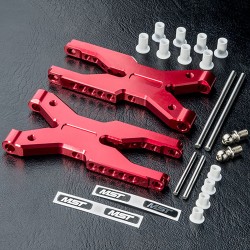 Alum. rear lower arm set (red)