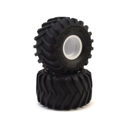 Monster truckwheels w/tire (white)