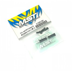 Alum. post M3X13 (black) (2)