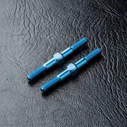 Alum. reinforced turnbuckle 3X32 (blue) (2) Alum. reinforced turnbuckle 3X32 (blue) (2)