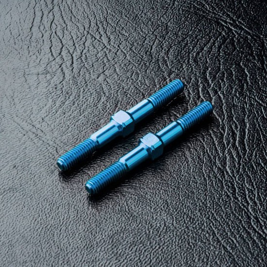 Alum. reinforced turnbuckle 3X32 (blue) (2)