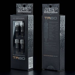 TR60 Alum. damper set (silver) (4)