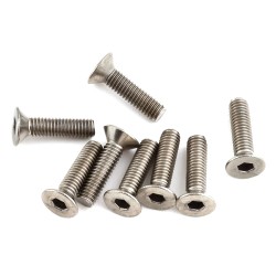 SJG3X 12 Titanium F/H Screw (8pcs.) SJG3X 12 Titanium F/H Screw (8pcs.)