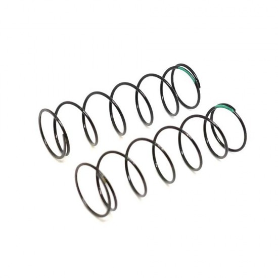 Rear shock spring/Med-hard/Black_Green (2) 2019 (A319)