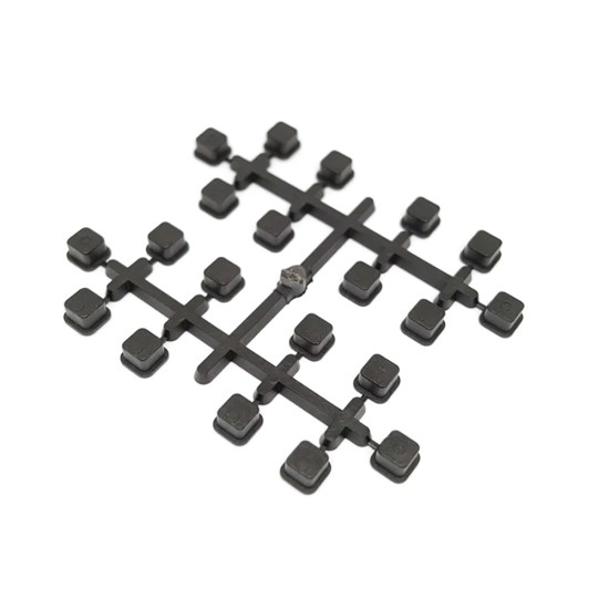 21116-B Suspension Pin Bushings Black (A319)