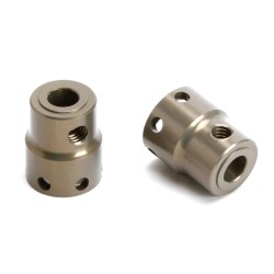 9243 Aluminium F/R Diff Pinion Couplers (2)