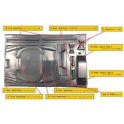UNDER PANEL SET (Carbon Style)