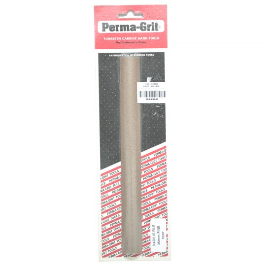 Curved External Grit File.  Fine.   230mm x 26mm, 36mm diameter