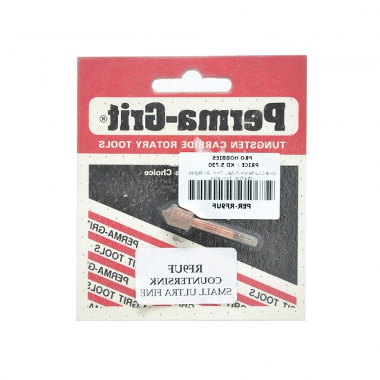 Small Countersink Rotary 7mm, 90 degree, Ultra Fine, 3mm arbor